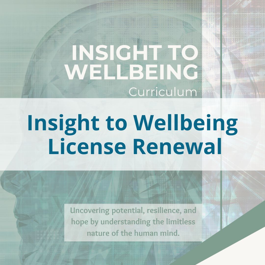 Program License Renewals – Insight to Wellbeing