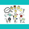 Thought Chain Magnet Set: Child, English & Spanish