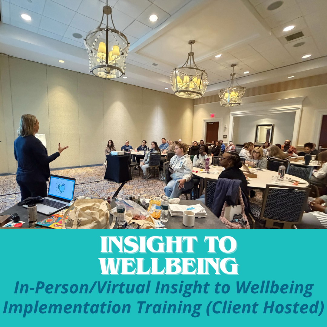 In-Person/Virtual Insight to Wellbeing Implementation Training (Client Hosted)