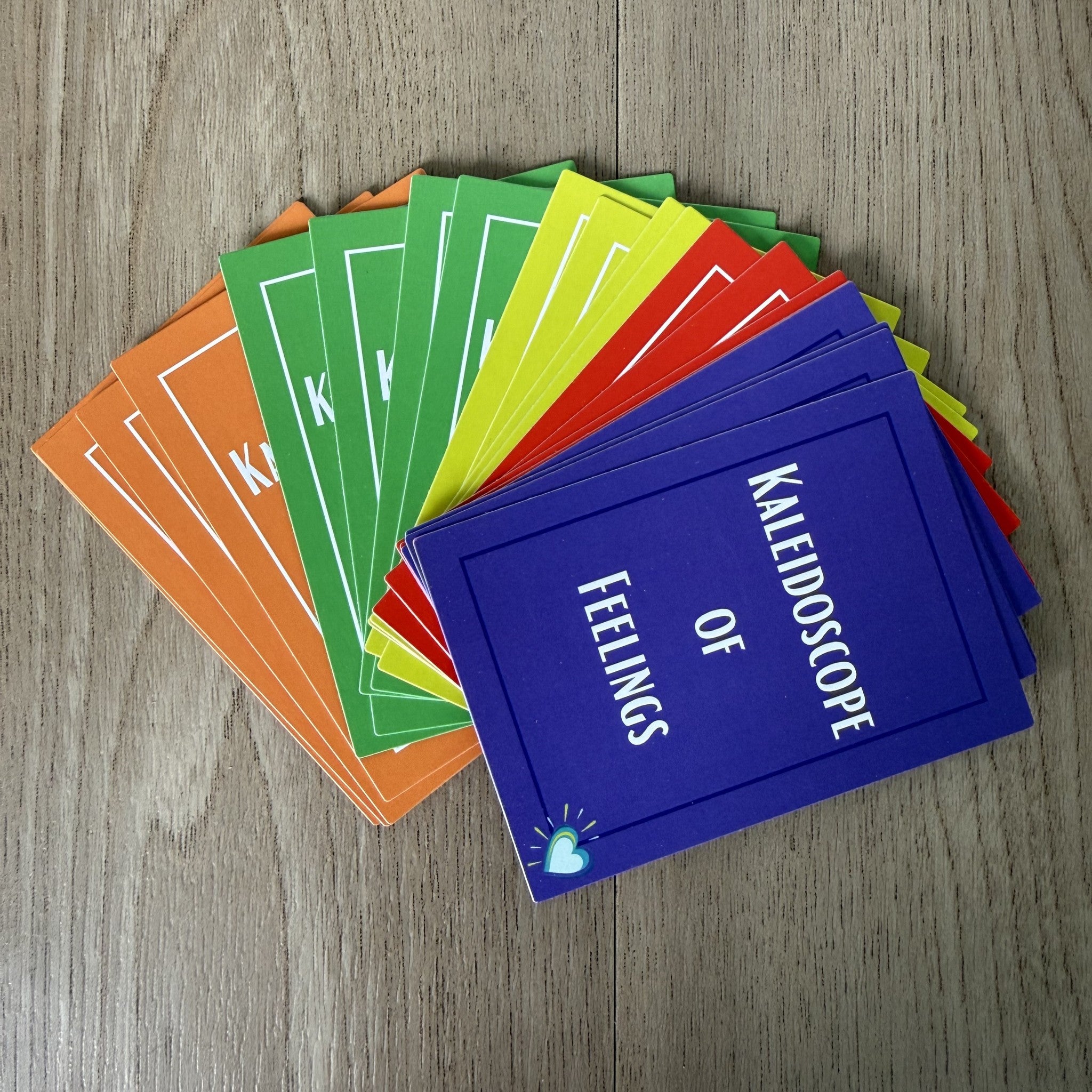Kaleidoscope of Feelings Cards: Pre-Teen (Middle School), English & Spanish