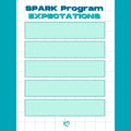 Expectations Poster: Pre-Teen (Middle School) & Teen (High School), English & Spanish