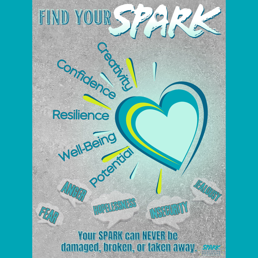 SPARK Poster:  Pre-Teen (Middle School) & Teen (High School), English & Spanish
