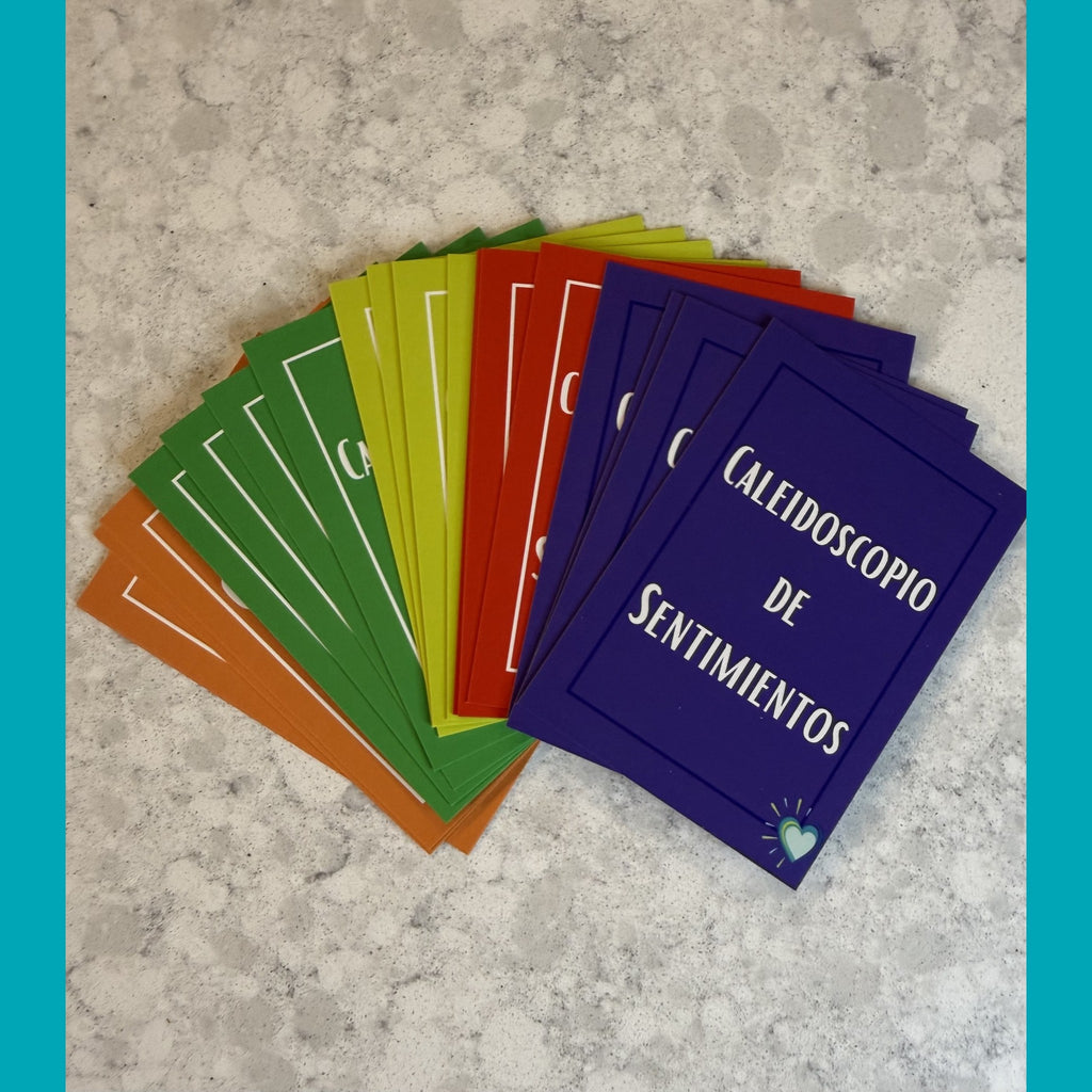 Kaleidoscope of Feelings Cards: Pre-Teen (Middle School), English & Spanish