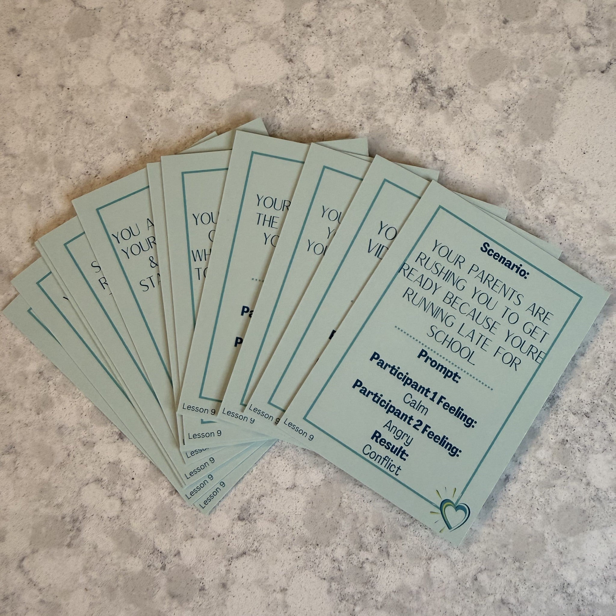 State of Mind Role-Play Cards: Pre-Teen (Middle School), English & Spanish