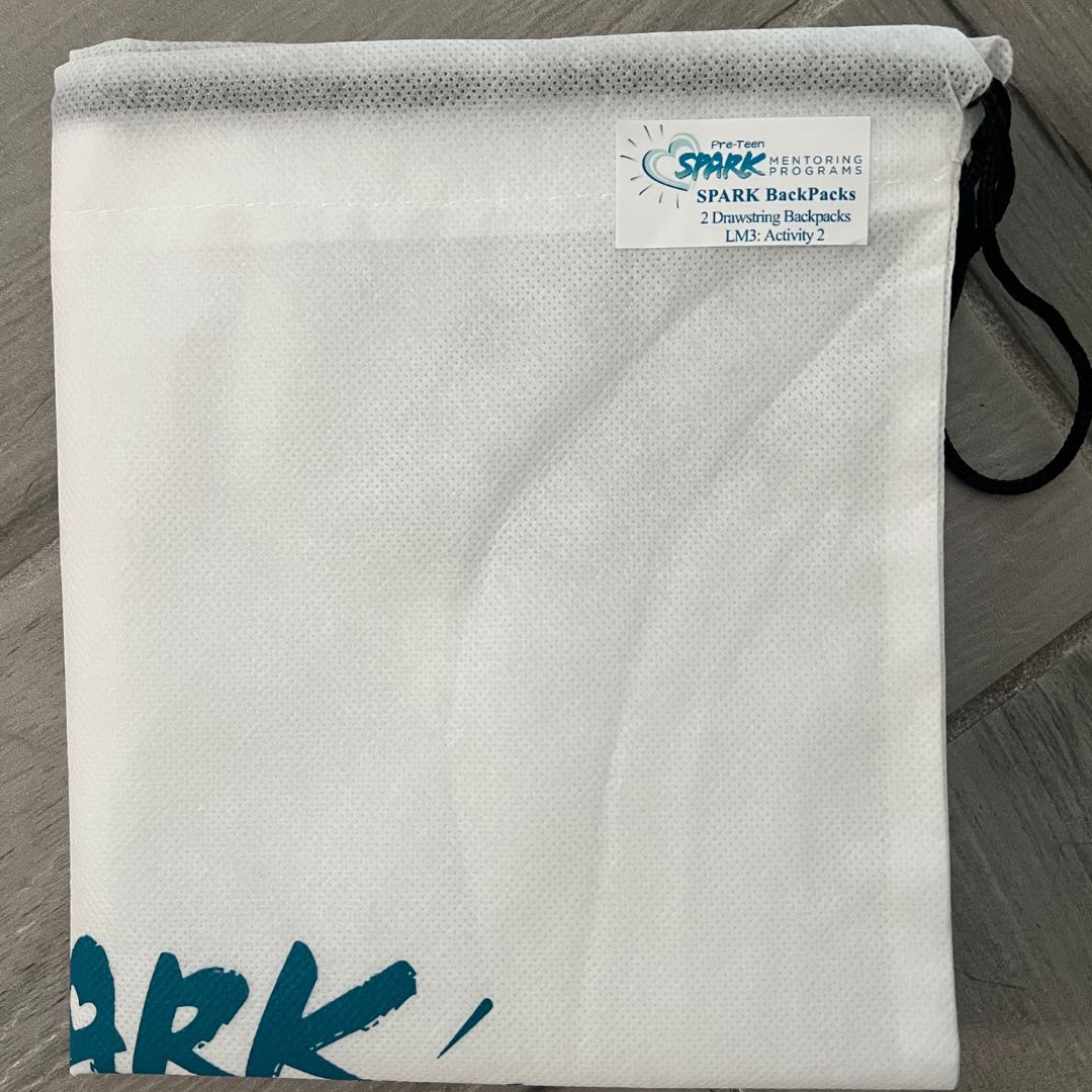 SPARK Drawstring Bags (Pack of 10): Pre-Teen (Middle School)