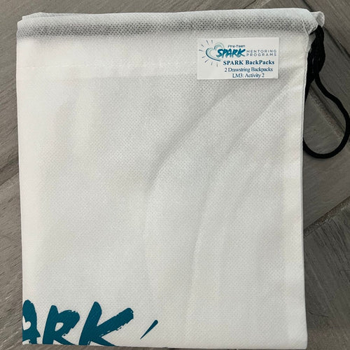 SPARK Drawstring Bags (Pack of 10): Pre-Teen (Middle School)