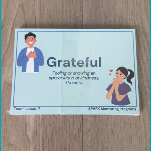 SPARK Mentoring Card Set: Teen (High School), English & Spanish