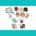 Thought Chain Magnet Set: Pre-Teen (Middle School), English & Spanish