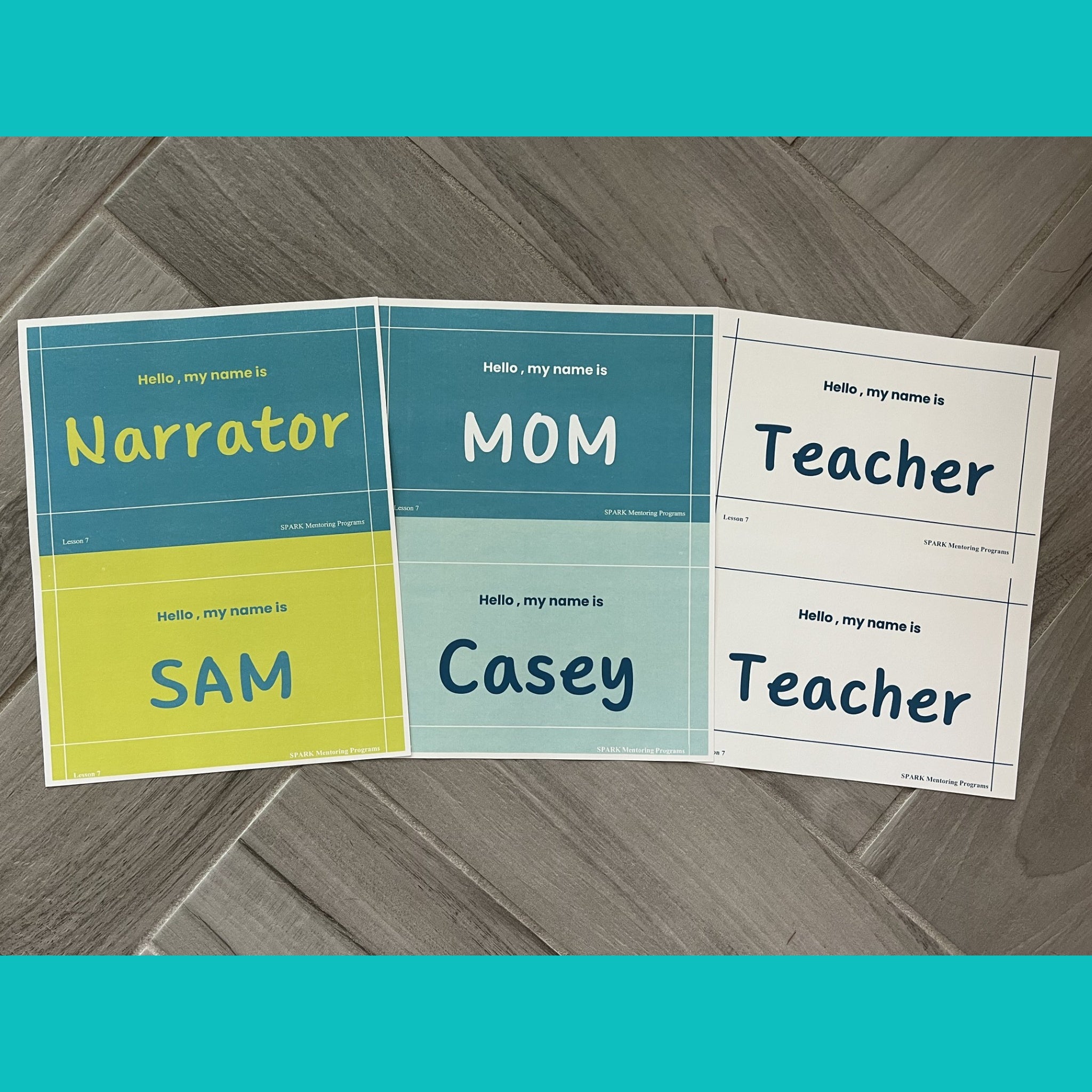 My Name Is… Name Tag Set: Teen (High School)
